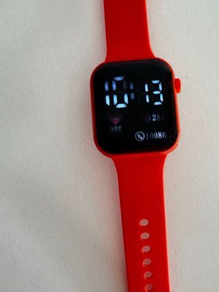 Reloj Pulsera Digital Naranja