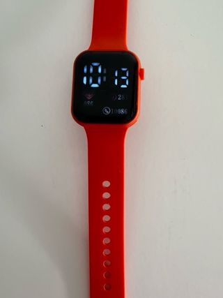 Reloj Pulsera Digital Naranja