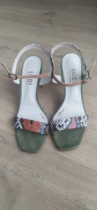 Sandalias Lodi T39 Verde/Multicolor