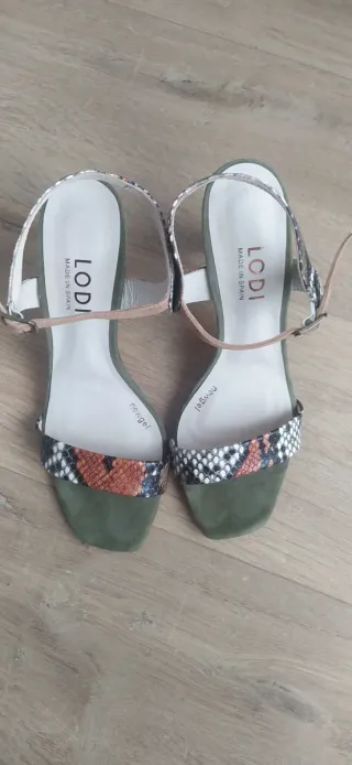 Sandalias Lodi T39 Verde/Multicolor