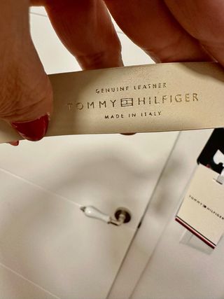 Cinturón Mujer Tommy Hilfiger Beige Dorado