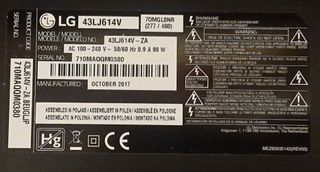 Scheda Madre TV LG LD75M LD75H EAX67129604