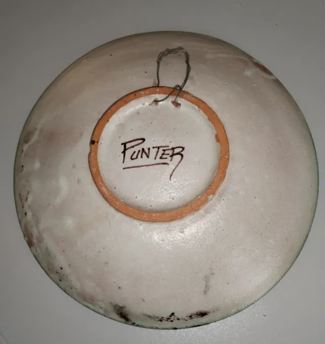 Plato Cerámica Domingo Punter Pájaros