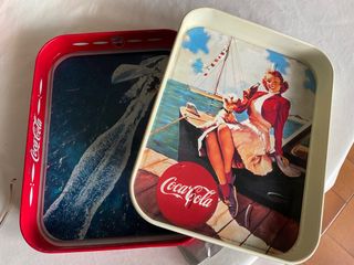 Coppia vassoi Coca-Cola