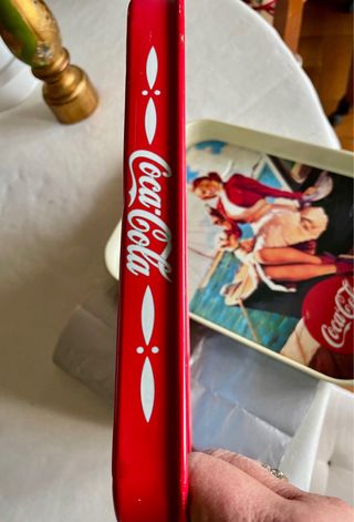 Coppia vassoi Coca-Cola