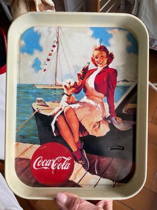 Coppia vassoi Coca-Cola