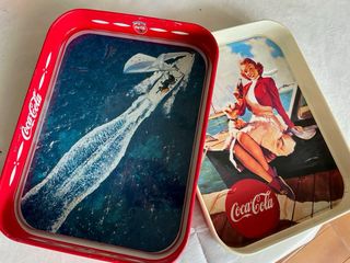 Coppia vassoi Coca-Cola