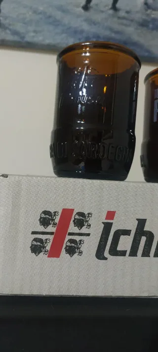 Coppia Bicchieri da Collezione Ichnusa