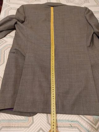 Traje Purificación García Gris Talla 40