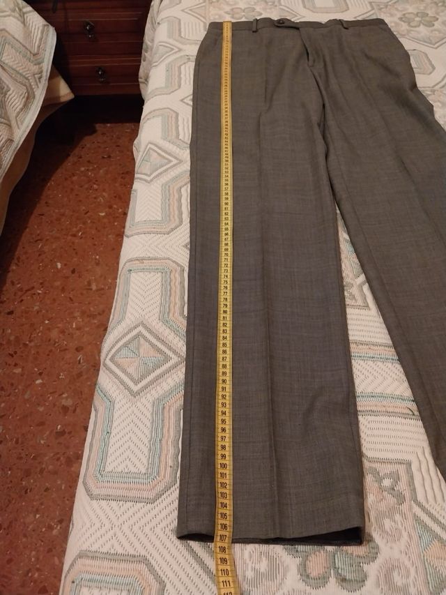Traje Purificación García Gris Talla 40