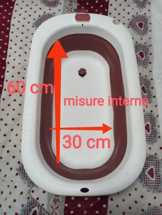 Vaschetta bagnetto neonato pieghevole