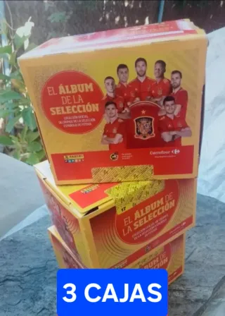 3 Cajas Panini Carrefour el Álbum de la Selección