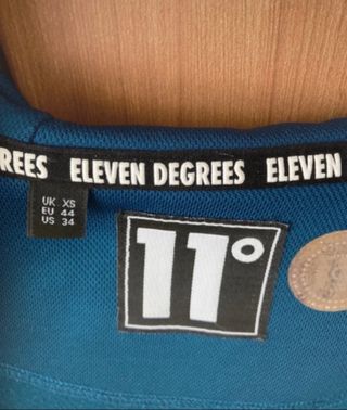 Sudadera Eleven Degrees Azul Talla XS