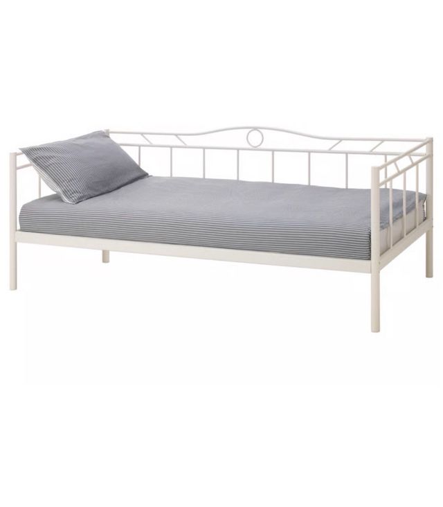 Letto singolo IKEA bianco con divano letto