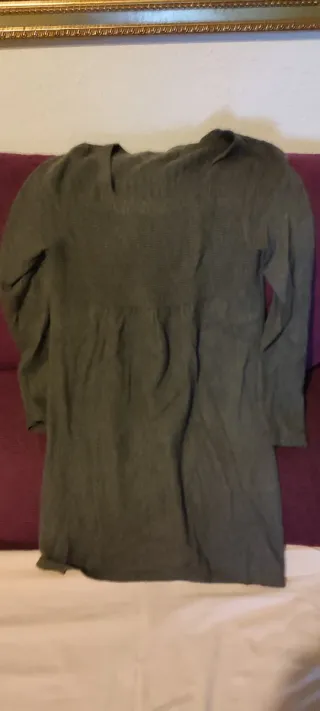 Conjunto de chaqueta y falda azul