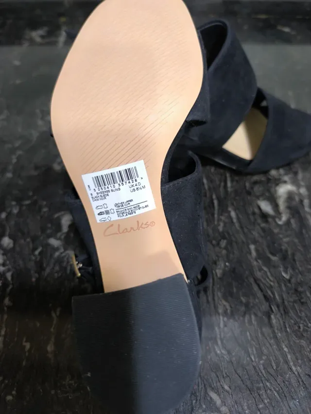 Sandalias Clarks Negras