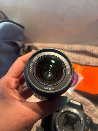 Cámara Canon 100D Negra