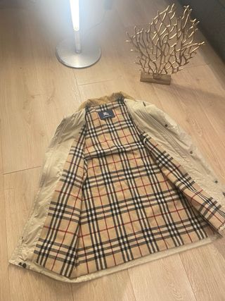 Burberrys Harrington Jacket Vintage 90s Beige