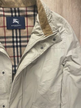 Burberrys Harrington Jacket Vintage 90s Beige