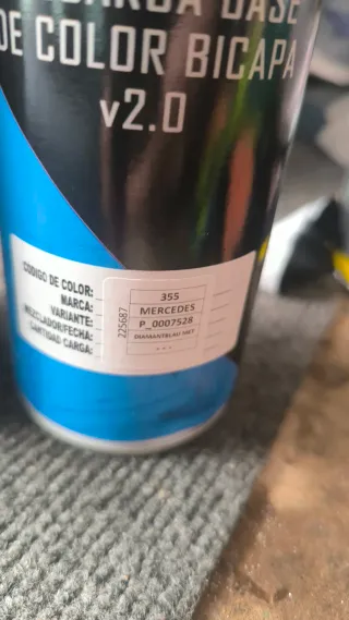 Spray Pintura Mercedes N 355