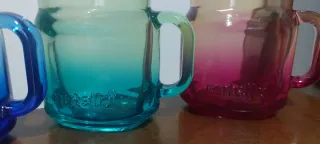 Tazzine Nutella Vetro Colorato Sfumato