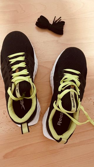 Zapatos Reebok Nuevos Negro/Verde