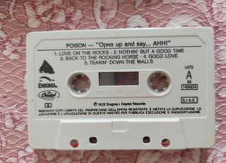 Poison - Open Up and Say... Ahh! Cassetta