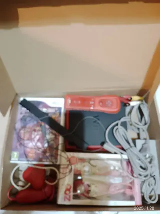 Consola Nintendo Wii Roja + Juegos y Accesorios