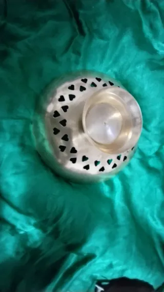 Piatto decorativo in ottone