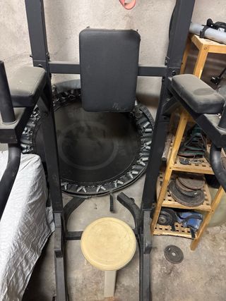 Estructura para dominadas, tríceps y abdomen