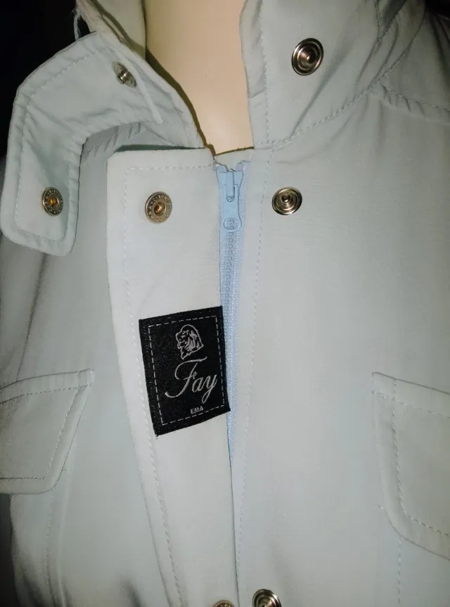 Giacca a vento Fay donna grigia