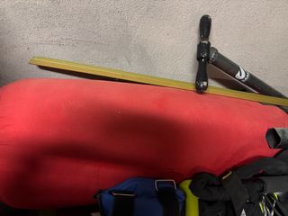 Saco de boxeo rojo de decatlón