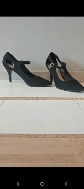 Zapatos Graceland Negros Punta Tacon Talla 40