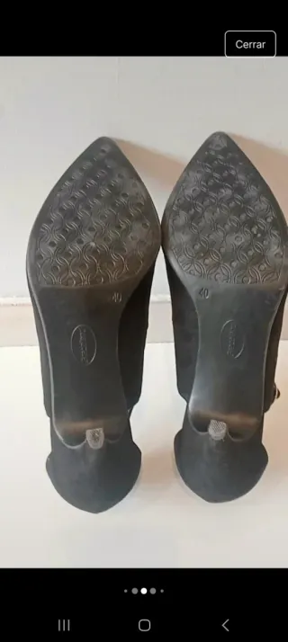 Zapatos Graceland Negros Punta Tacon Talla 40