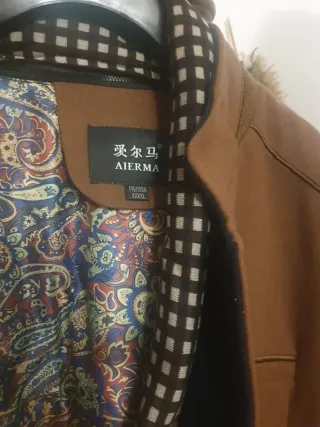 Chaqueta hombre marrón