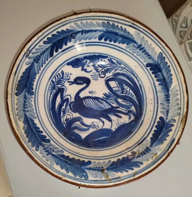 Fuente de cerámica Talavera de la Reina