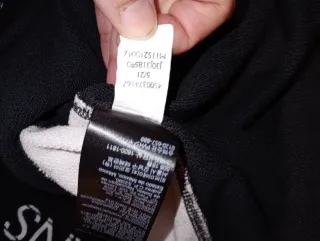 Pantalón chándal Calvin Klein negro y blanco