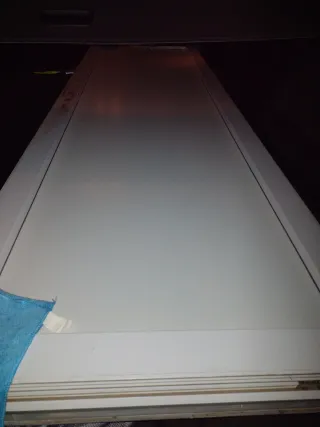 Puerta de PVC Blanca. Usada