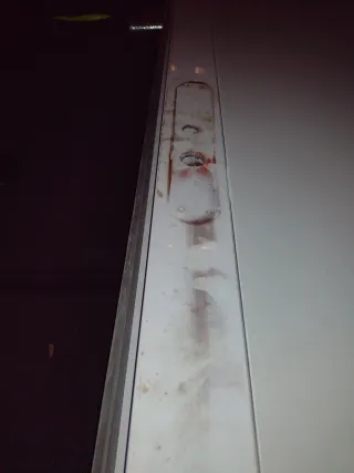 Puerta de PVC Blanca. Usada