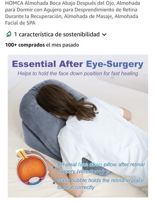 Almohada postoperatorio RETINA o para masaje.