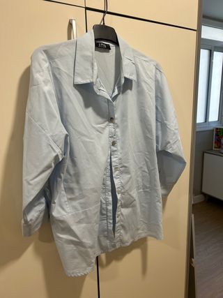 Camisa I.R. azul mujer