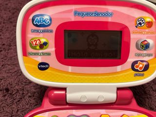 Ordenador infantil VTech rosa y blanco