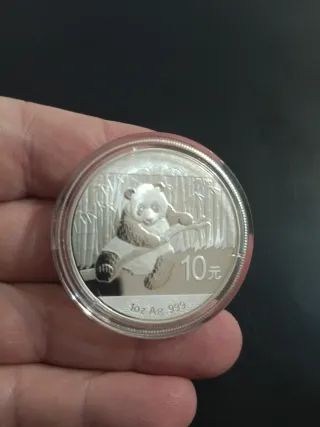 Onza Plata Panda 2014