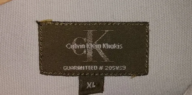 Camicia uomo Calvin Klein beige