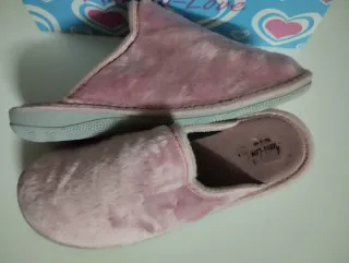 Ciabatte donna invernali 38 visone Rosa