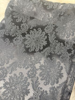 Tela fallera damasco negro corte traje