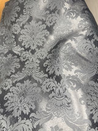 Tela fallera damasco negro corte traje