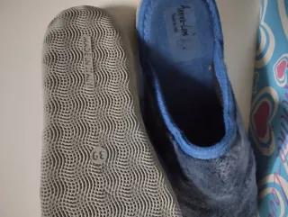 Ciabatte donna Ameri-Lux 39 blu/grigie