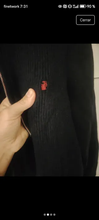 Cárdigan Carolina Herrera Negro Hombre