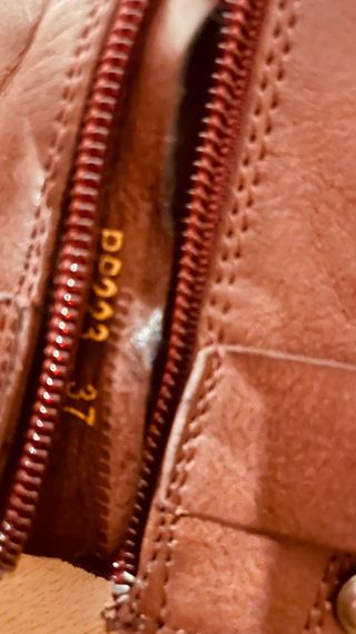 Botines de vestir granates de piel